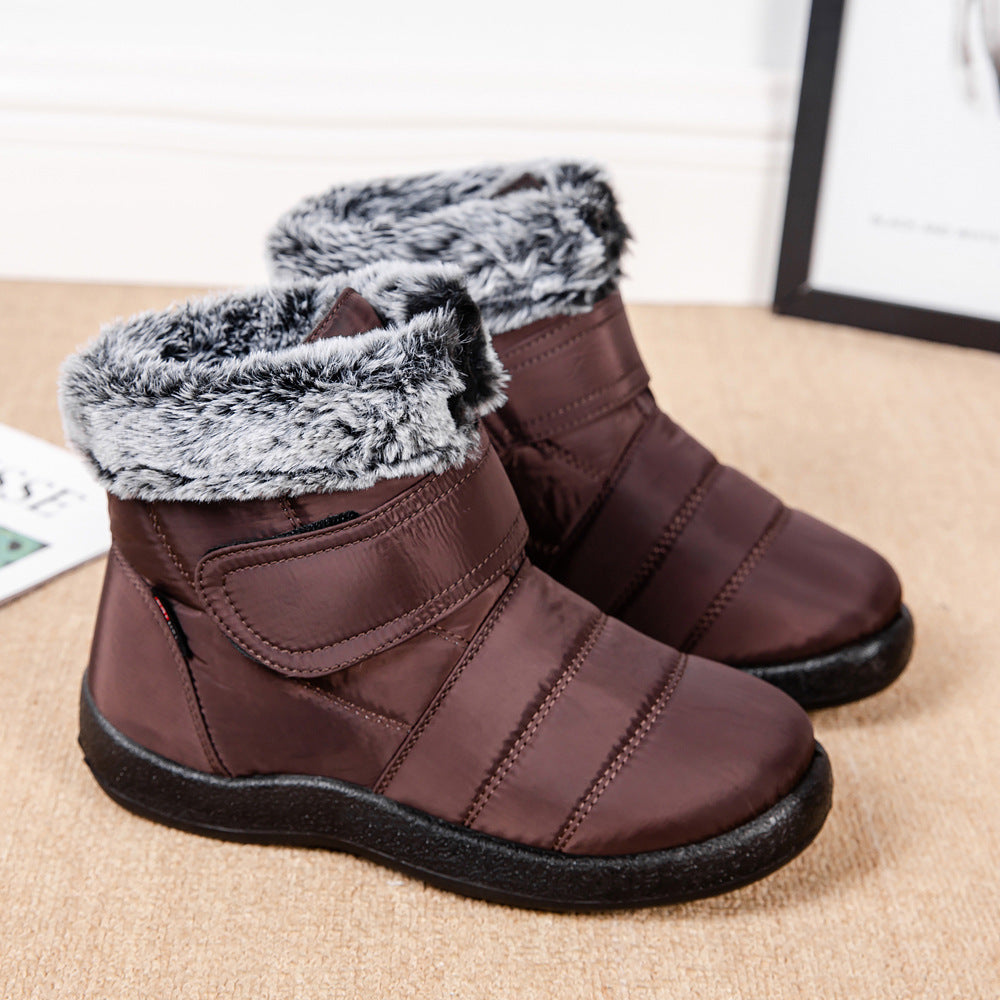 Bottes en fourrure imperméables pour l'hiver